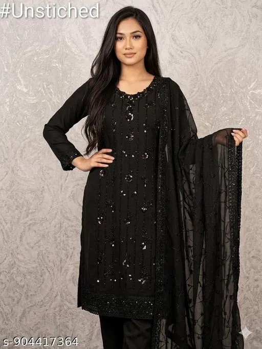 Georgette Punjabi/All Over Suits for Women (7.05 meter (4XL)