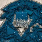 Vichitra Silk Jaipuri Designs Embroidery Kit 
