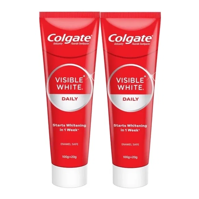 Colgate Visible White Toothpaste (Minty Flavour) - 240 g