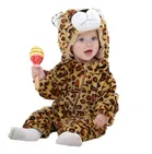 Brandon Baby Hood Towel Tiger Print 80x80 cm