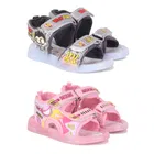 Sandals for Kids (Multicolor, 7 C) (Pack of 2)