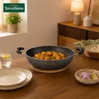 TerraHome Non-Stick-Aluminum Kadhai 1500 ml 23cm