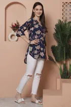 Cotton Printed Top for Women 