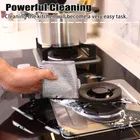 Non Scratch Wire Dish Cloth, Multipurpose Dishwashing Cloth, Dry Cleaning Scrubber 