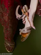 Embellished Heel Sandals for Women 