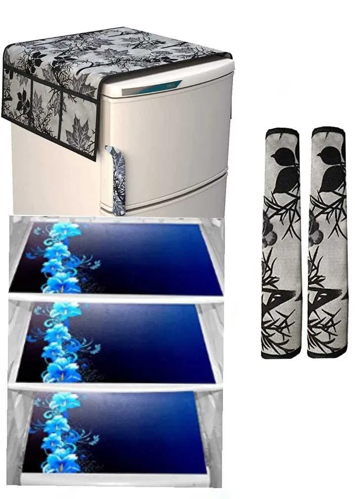 Refrigerator Covers (Black) (A-84)