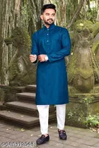 Mandarin Neck Kurta for Men 