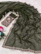 Chiffon Woven Design Saree for Women 