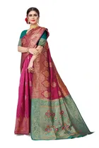 Jacquard Embellished Saree for Women 