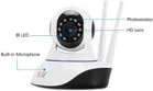 Immutable Dual Antenna wifi IP Smart CCTV Security Camera  