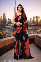 Ready to Wear Georgette Saree for Women 