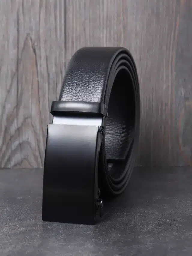 Leather Belt for Men (Black)