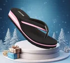 Slippers for Women (Pink & Black, 4)
