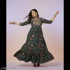 Viscose Rayon Kurti for Women, Green 