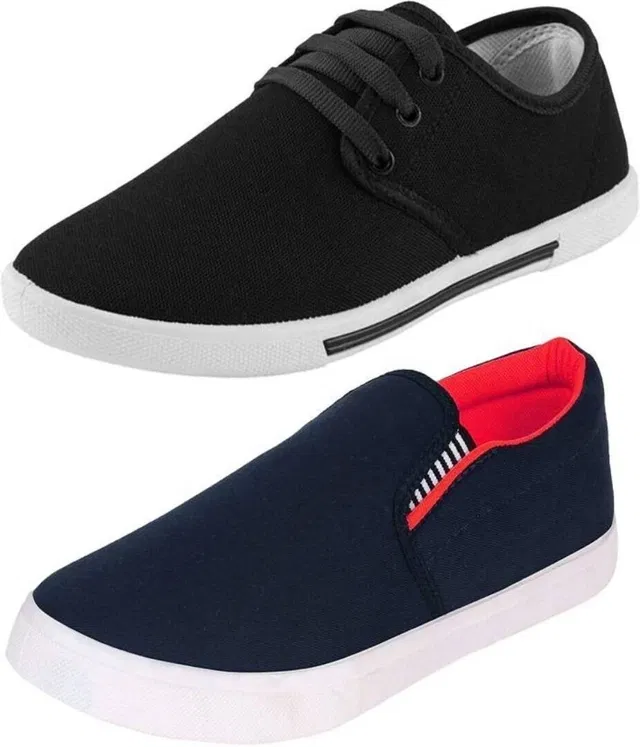 Casual Shoes for Men (Multicolor, 7) (Set of 2)