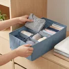 Wardrobe Clothes Organizer, Nonwoven Fabric Durable with 8 Grids partition 32*15*10cm