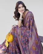 Chiffon Printed Saree for Women 