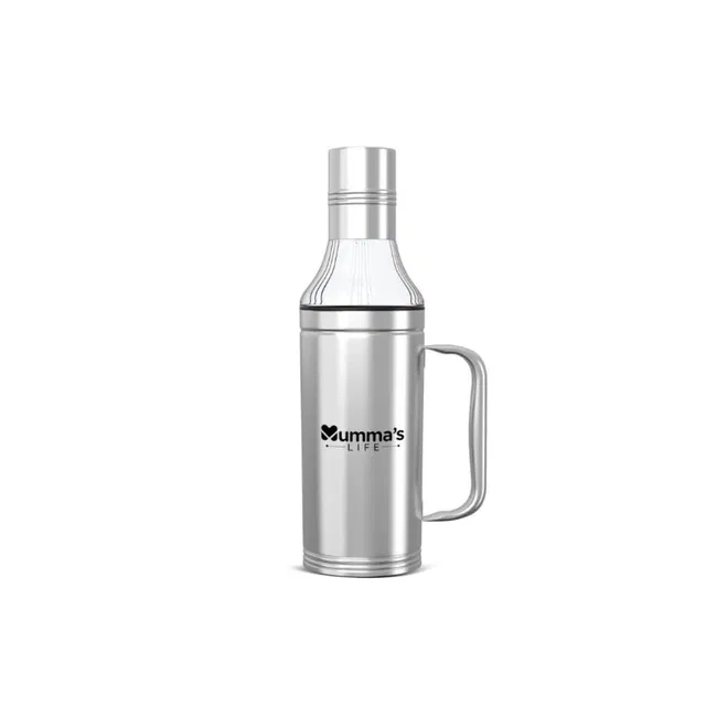 Stainless Steel Oil Dispenser 1000ml ,(Pack Of 1)