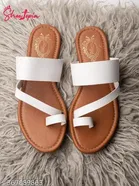 Shoetopia Girls Flatform Sandals Size 8.0 White