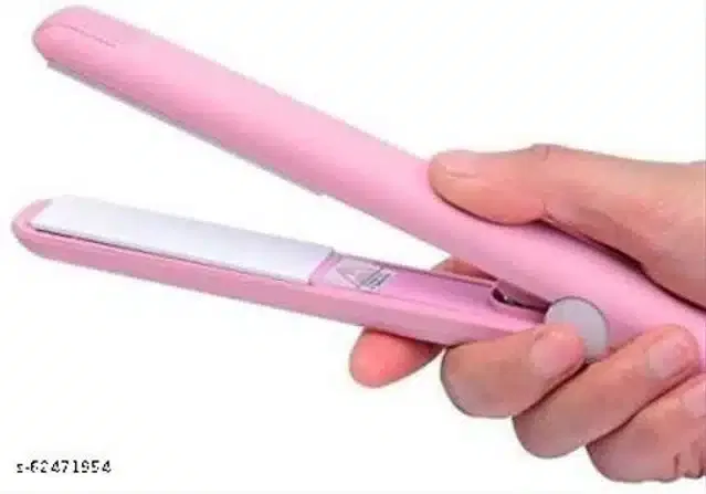 Plastic Hair Straightener (Light Pink)