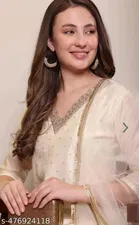 Kurti Pant Dupatta Set for Women 