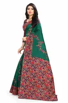 शारदा क्रिएशन आर्ट सिल्क कलमकारी प्रिंटेड साड़ी 