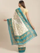 Mysore Silk Printed Saree for Women 