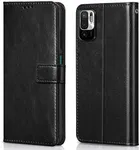POCO M3 Pro 5G Artificial Leather Mobile Flip Cover 