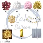 49 Pcs 1st Birthday Decoration kit, Multicolour, Set of 1