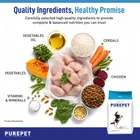 प्योरपेट चिकन और सब्ज़ियाँ ड्राई पपी डॉग फ़ूड, 1 Kg
