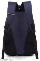 Nylon Backpack for Men & Women, Black
