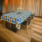 Polyester Table Cover, Blue, 54x40 Inch