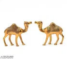 Metal Camel Showpiece Pair, Set of 2 