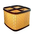 KT Plastic 4 Section Multi-Purpose Storage Organizer for Home & Kitchen 