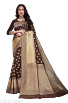 Chanderi Cotton Zari Woven Saree for Women 