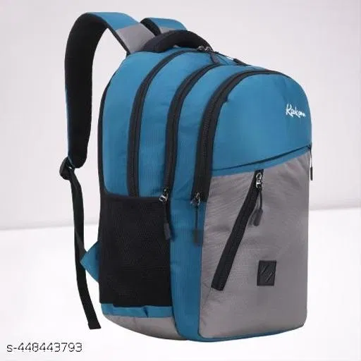 Polyester Backpack for Men & Women, Blue