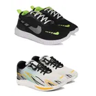 Sports Shoes for Men, Multicolor, Pack of 2 
