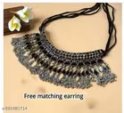 black Meena work viral jewllery set