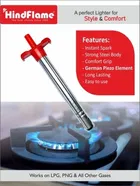 Hindflame Gas Lighter with Knife 