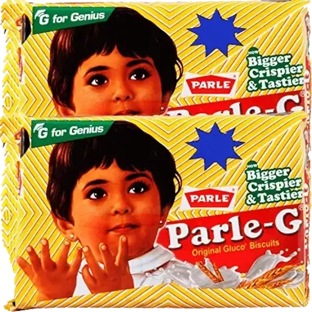 पार्ले जी ग्लूकोस बिस्किट 250 g (सेट ऑफ़ 2)