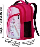 KG Kids School Backpack Unicorn Character Bags for Boys and Girls