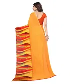 Women's Printed Saree With Unstitched Blouse 