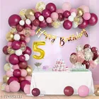49 Pcs 5th Birthday Decoration kit, Multicolour, Set of 1