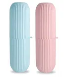 Portable Toothbrush Holder for Travel, Business, Home, Camping, School - Assorted
