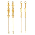 One Gram Gold Plated Alloy Ear Chain For Women's And Girl's 