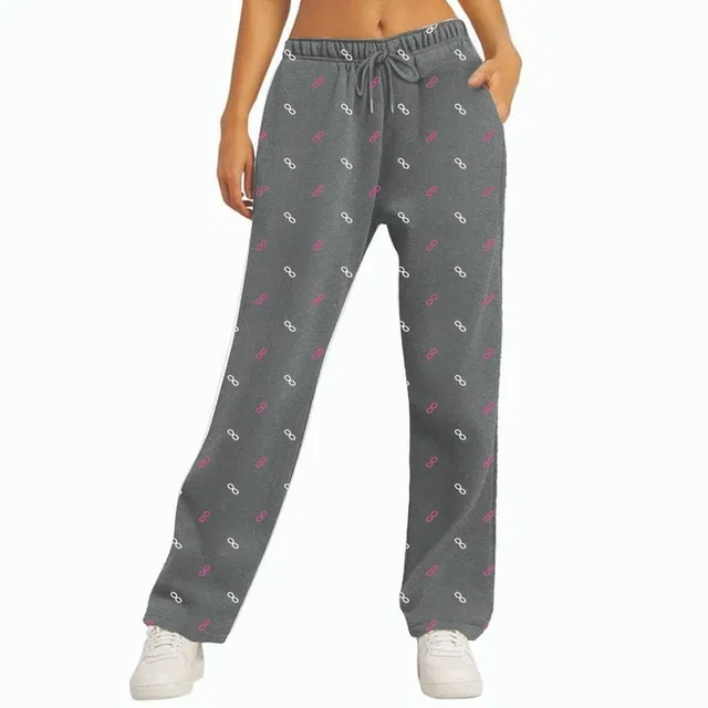 Cotton Printed Jogger Pants for Women (Multicolor, XXL)