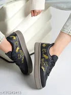 Printed Synthetic Slip-on Sneakers 