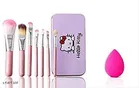 Makeup Brushes Set with Makeup Blender, Multicolor, Set of 2