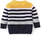 Woolen Striped Sweater for Boys, Yellow 