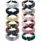 Plastic Hair Band for Women (Multicolor, Pack of 12)